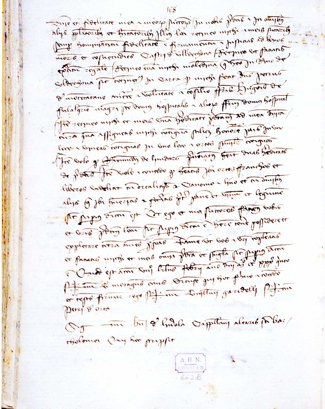 Carta Pobla de la S&eacute;nia de 1236, transcripci&oacute; de l&rsquo;any 1384. Font: Archivo Hist&oacute;rico Nacional.